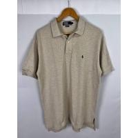 ราคา เสื้อโปโล Polo Ralph Lauren สีน้ำตาลอ่อนม้าน้ำตาล รอบอก46 มือสองแท้ (28780826039)