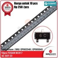 ราคา ทรานซิสเตอร์ 10x BC817 6C SOT-23 Bipolar ทรานซิสเตอร์-NPN BC817 (29492542657)