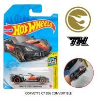 ราคา โมเดลรถเหล็ก Hotwheels : CORVETTE C7 Z06 CONVERTIBLE ลิขสิทธิ์แท้ ล้อยาง STH ( SUPER TREASURE HUNT ) Hot wheels (23949818565)
