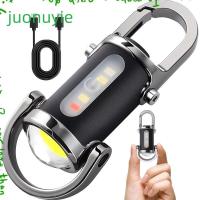 ราคา ไฟฉายพวงกุญแจ USB ชาร์จ, LED สว่างพิเศษ, แสงสีแดง-สีฟ้า พกพาสะดวก สำหรับแคมปิงและOutdoor (29289707445)