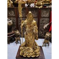 ราคา เทพเจ้ากวนอูปางประทานทรัพย์เนื้อทองเหลือง (11338366255)