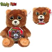 ราคา ●ஐFeisty Pets Original Plush Toy 20cm Tall Bear Change Face Expression From Cute To Angry Feisty Stuffed Soft Doll (18245631185)