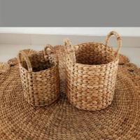 ราคา - ตะกร้าสาน / ตะกร้า / ตะกร้าผักตบชวาธรรมชาติ เนื้อหา 2 (28965168619)