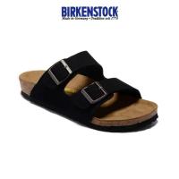 ราคา ของแท้ 100% Birkenstock Arizona Soft Sole Double Button Men Women Beach Sandals รองเท้าแตะ Unisex (27725831273)