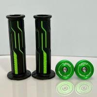 ราคา ปลอกแฮนด์นิ่มๆ Daytona สีเขียว พร้อมปลายแฮนด์ CNC (เขียว-เขียว#A6) (43208443231)