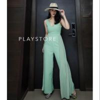 ราคา ชุดจั๊มสูทสีเขียวมิ้นท์ (1775268708)