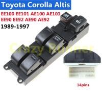 ราคา 14Pin สวิทช์กระจกไฟฟ้า Toyota Corolla Altis EE100 EE101 AE100 AE101 1991-1995 EE90 EE92 AE90 AE92 1997-1993 (13799796060)