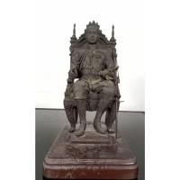 ราคา 486.พระบรมรูปหล่อในหลวงรัชกาลที่5 พระบาทสมเด็จพระปรมินทรมหาจุฬาลงกรณ์ พระจุลจอมเกล้าเจ้าอยู่หัว ทรงประทับนั่งบัลลังก์ (28169928992)