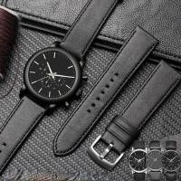 ราคา ARMANI สายนาฬิกาหนังแท้สําหรับ อาร์มานี่ อาร์1692 1694 1732 1733 1737 1809 กันน้ําเหงื่อหลักฐานนาฬิกาอุปกรณ์เสริม 20 มม.22 มม. (42373652054)