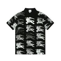 ราคา BURBERRY3698 เสื้อโปโลแขนสั้นผู้ชายคอปกสวมใส่ด้านนอกลําลอง (57600089571)