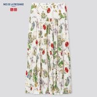 ราคา Preloved uniqlo x ines de la Moslemange กระโปรง/ uniqlo ดอกไม้ comb IDLF/กระโปรง uniqlo x ins de la Moslemange กระโปรง (23463002937)