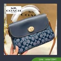 ราคา Coach C4921 Marlie Top Handle Satchel In Signature Chambray กระเป๋าสะพายข้าง