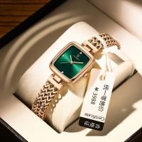 ราคา นาฬิกาสวิส Baida หรูหรา ระดับไฮเอนด์ ขนาดเล็ก สีเขียว สไตล์เกาหลี แบบเรียบง่าย สำหรับผู้หญิง กันน้ำ นาฬิกานักเรียน ผู้หญ (29227143694)