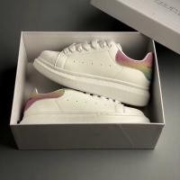 ราคา Alexander McQueen รองเท้าส้นแบนหนาสีขาว2021 bgcn ใหม่ (24538388230)