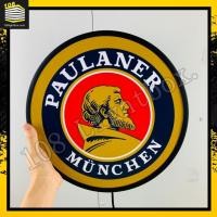 ราคา ป้ายไฟLED พอลลาเนอร์ Paulaner ป้ายเบียร์ ป้ายไฟตกแต่งร้าน ป้ายร้านเหล้า ป้ายด้านเดียว หน้าเรียบ มีขนาด 30-40 ซม. (27551903312)