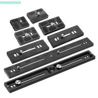 ราคา NEXUSNOVA แผ่นยึดกล้องสําหรับ Arca Swiss Universal Quick Release หัวบอลอลูมิเนียมพร้อมสกรู 1/4 ขาตั้งกล้องแผ่นยาว (55450101955)