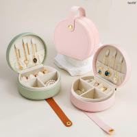 ราคา แบบพกพาครึ่งรอบกล่องเครื่องประดับเจ้าหญิงกระเป๋าถือมินิต่างหูสร้อยคอแหวนออแกไนเซอร์ (42469296786)