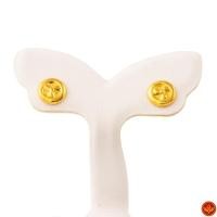 ราคา LSW ต่างหูทองคำแท้ 1 กรัม ลายกังหัน EA-5 (9501685461)