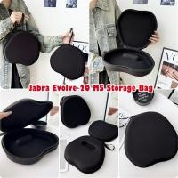 ราคา สําหรับ Jabra Evolve 20 MS หูฟัง Hard Case ชุดหูฟังสีดําบริสุทธิ์แผ่นรองหูฟัง EVA กล่องปลอก (48400175579)