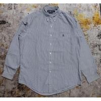 ราคา เสื้อเชิ้ต Ralph Lauren ลายทาง สีขาว สีดํา 1 กระเป๋า (XL) (40807919642)