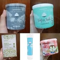 ราคา Watsons Cotton Buds Can 300s / Black Cotton Soft Buds Can 200s / Round Facial Cotton Puff 100s (40863817976)