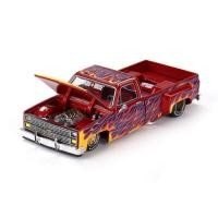 ราคา Mini GT x Kaido House KHMG127 1/64 Chevrolet Silverado Dually on Fire V1 Diecast Scale รถโมเดล (29461468679)