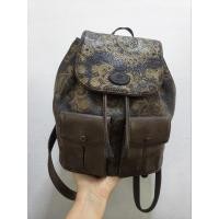 ราคา กระเป๋าเป้หนังแท้งานเกาหลีลายสีทองสวยมาก (29183146179)