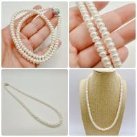 ราคา สร้อยคอมุกแท้ ทรงซาลาเปา ยาว 17 นิ้ว (27115419932)