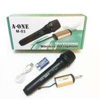 ราคา A-ONE ไมโครโฟน ไร้สาย WIRELESS MICROPHONE รุ่น M-03 (1168746712)