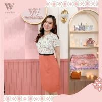 ราคา Wirankan เดรสทำงาน ชุดคุณครู ชุดทำงาน (21048599231)