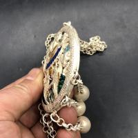 ราคา โบราณโบราณโบราณโบราณนิตยสารโบราณคอลเลกชันโบราณ ต้าชิ่ง เฉียนหลง ปีทํา Cloisonne ปลาคาร์พกระโดดมังกรประตูเงินล็อคข้อเสนอพิเศษจัดส่งฟรี 10.14.6 (40774075942)