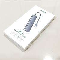 ราคา UGREEN USB C Hub 6 in 1 Dongle USB-C to HDMI Multiport Adapter with 4K HDMI Output 3 USB 3.0 Ports SD/TF Card Reader Com (23339850012)