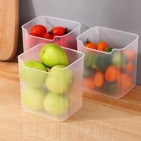 ราคา ตู้เย็นพลาสติกออแกไนเซอร์ถัง-วางซ้อนกันได้ประตูออแกไนเซอร์อาหารกล่องสด-ตู้เย็นประตูด้านข้างภาชนะลิ้นชักแร็ค-ครัวออแกไนเซอร์กล่องเก็บ (27880397282)