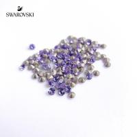 ราคา พลอยกลม สวารอฟสกี้ 100 % พลอยก้นแหลม Swarovski 1028 xilion chaton Tanzanite foiled, 1440PCs (25364330796)