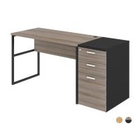 ราคา INDEX LIVING MALL ชุดโต๊ะทำงานตู้สูงขาเหล็ก รุ่นแอคทีฟ (22633996291)