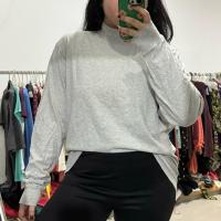 ราคา เสื้อยืดแขนยาวคอเต่าสีเทาอ่อน Land Buds End (29202013643)