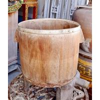 ราคา ถังข้าวสารไม้สัก20ลิตร หูจับด้านนอก ถังข้าวสารตัวเมีย สภาพผ่านการใช้งาน (23919522502)