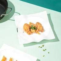 ราคา HappyThai กระดาษซับน้ำมันทอด แผ่นซับน้ำมัน กระดาษรองของทอดสีขาว 50 แผ่น (25361872122)