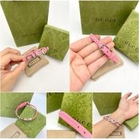 ราคา Gucci Bracelet สีชมพู *กรุณาทักแชทเพื่อเช็คสต็อคก่อนกดสั่งนะคะ* (28429341114)