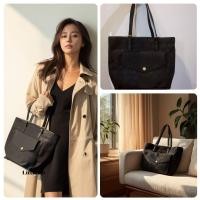 ราคา *ส่งด่วน* Michael Kors Jet Set Large Pocket MF large Canvas Off the Shoulder Tote Purse #totebag (43518059741)