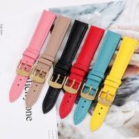 ราคา band สาย☂☌สายนาฬิกาหนังเข้ากันได้กับ Coach Fuli Tianwang DW Tissot Cowhide Bracelet for Men and Women 14 16 (8609986660)