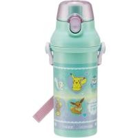 ราคา กระติกยกดื่ม Pokemon Heart Bubble 480ml. Disney Skater made in Japan กระติกน้ำเด็ก สายยาว (55550153368)