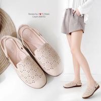 ราคา รองเท้าใส่ลำลองเปิดส้นลายฉลุ มี 2 สี 90115 (11501607494)