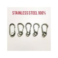 ราคา พวงกุญแจสแตนเลส 304 แท้ ขนาดใหญ่ แข็งแรง ทนทาน ไม่ขึ้นสนิม ตะขอเกี่ยวสแตนเลส ผลิตในไทย (24091487431)