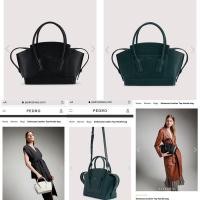 ราคา PEDRO EMBOSSED LEATHER TOP HANDLE BAG (2946003511)