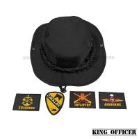 ราคา พร้อมส่ง หมวกปีกสั้น สีดำ ถักเชือก (5BX) ตีนตุ๊กแก อาร์ม ทหารราบ ปีกร่ม ทหารม้า จู่โจม ทหารช่าง (41468866367)