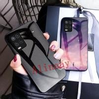 ราคา กรณี Oppo A54 4G ฝาครอบกรณี Gradient Starry Glass Casing Oppo A54 A 54 OppoA54 เคสโทรศัพท์ Back Cover (3038323584)