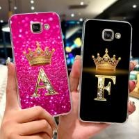 ราคา Clear สําหรับ Samsung A5 2016 กรณี A510F A510Y ความงามหรูหรา AZ ตัวอักษรนุ่มปกหลังสําหรับ Samsung Galaxy A5 2016 เคสโทรศัพท์ (25493337143)