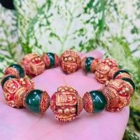ราคา สร้อยข้อมือพระสมเด็จโตประดับสมเด็จเด็จม้วน,พระสมเด็จ (23701885536)