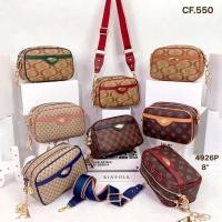 ราคา กระเป๋าแบรนด์ Aisikadan แท้ 2 ซิบสายปอร์ต (12774844373)